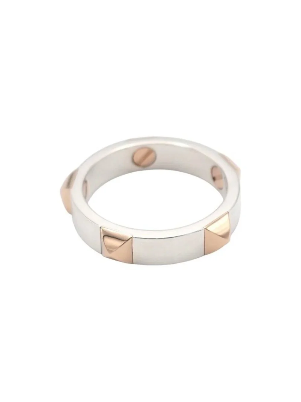 Hermes Crew Doe B Ring Included 18k Pink Gold 925 Sterling Silver